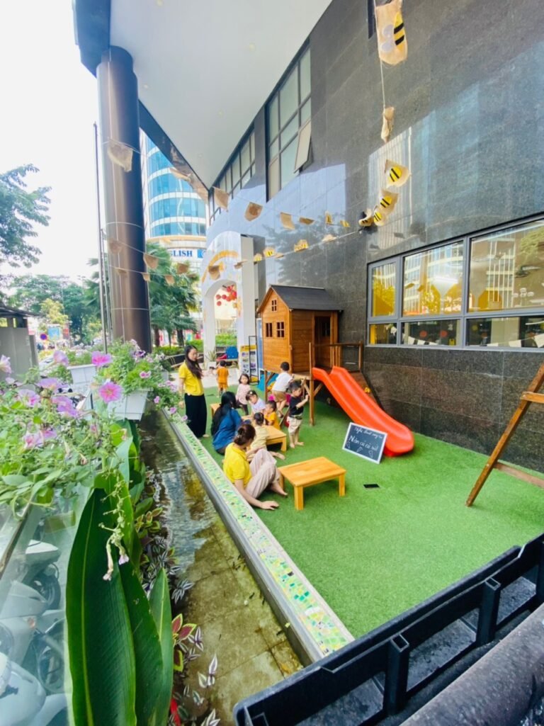 Phòng ngủ trưa ấm áp, an toàn của mầm non FBK, Golden Palm, Thanh Xuân
